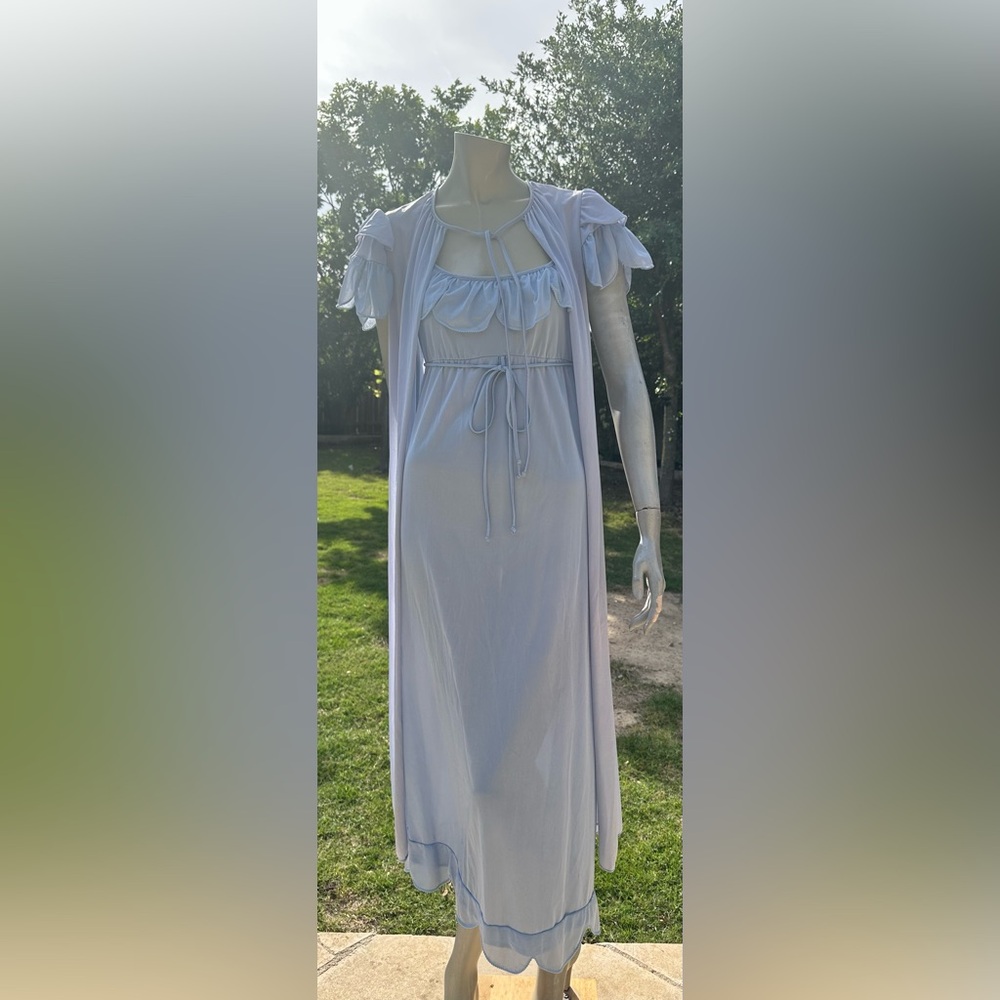 Vintage 70’s Robe & Gown Set- SM